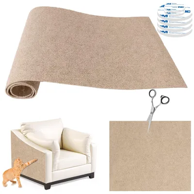 Obrázek produktu pro Samolepicí podložka pro kočky – 200 x 40 cm. Ochrana nábytku před poškrábáním