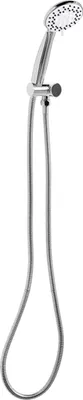 Produktbild von BELIANI Duschkopf mit Brauseschlauch Silber ABS Edelstahl 3 Strahlarten Modern Klassisch Handbrause Set für Badezimmer Dusche