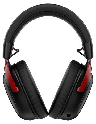 Obrázek produktu pro HyperX Cloud III S – bezdrátový herní headset (černo-červený), Bezdrátový, Hraní, 20 - 20000 Hz, 340 g, Sluchátka s mikrofonem, Červená