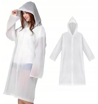 Zdjęcie produktu dla Ponczo Poncho Peleryna Przeciwdeszczowa z Kapturem TSG-465 Płaszcz