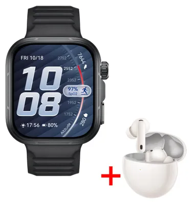Image de Huawei WATCH Fit 5 Pro, 4,88 cm (1,92 pouces), AMOLED, écran tactile, 64 Go, GPS, 31,6 g