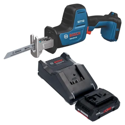 Produktbild von Bosch GSA 18V-24 Professional Akku Säbelsäge 18 V 230 mm Brushless + 1x ProCORE Akku 4,0 Ah + Ladegerät