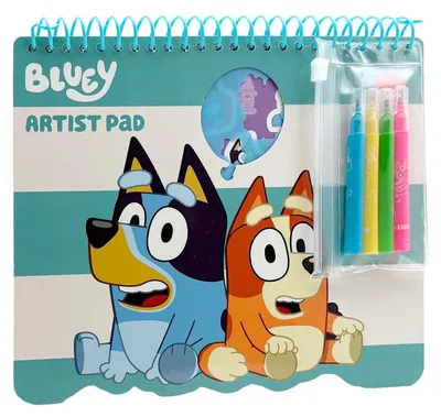 Obrázok produktu pre Bluey – sada farieb so šablónami a vzormi