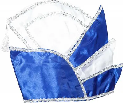 Produktbild von Mütze Karnevalsprinz blau-weiß