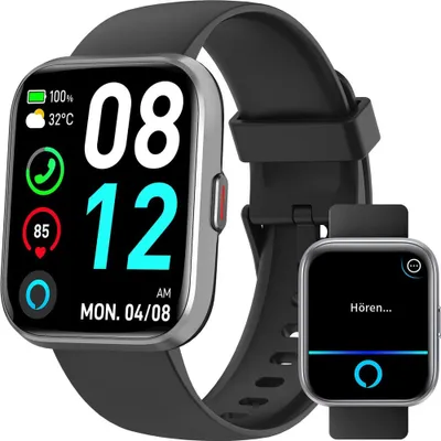 Immagine prodotto di Smartwatch Fitpolo ID208Plus, schermo da 1,8'' IP68, oltre 110 modalità, nero