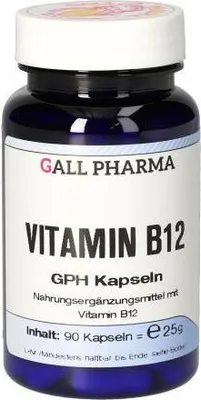 Produktbild von GALL PHARMA Vitamin B12 GPH Kapseln, 90 St. Kapseln