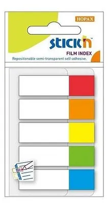 Produktbild von Stick'n Neon-Registermarker, 5 Farben, 100 Stück