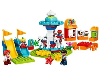 Produktbild von LEGO DUPLO Jahrmarkt - 10841, Bausatz, 2 Jahr(e), 61 Stück(e), 1,2 kg