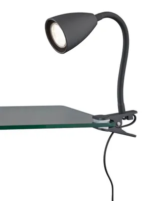 Obrázek produktu pro Černá připínací stolní lampa na čtení GU10 Wanda Trio