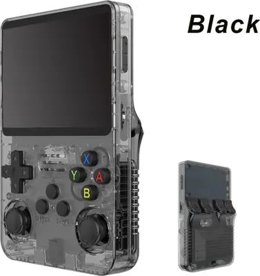 Produktbild von Handheld-Spiel 3,5-Zoll-IPS 640 x 480 High-Clear-Bildschirm Unterstuetzt mehrere Emulatoren, Dual-3D-Joysticks, Dual-Speicherkarten, mit OTG-Schnittstelle Spielkonsole Wiederaufladbar Lange Akkulaufzeit Spielen auf dem Fernseher Tragbarer Gaming-Player