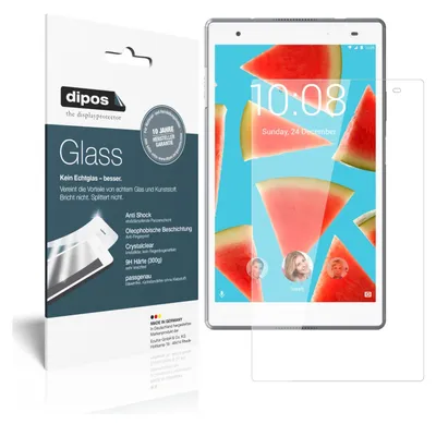 Produktbild von 2x Schutzfolie für Lenovo Tab 4 8 Plus - Anti-Shock 9H Folie dipos Glass