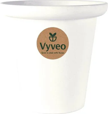 Produktbild von Vyveo - Blumentopf Skara - Weiß - 20x19