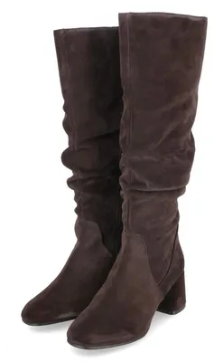 Image de Bottines slouchy Kaerlek, couleur marron, en cuir, taille 39