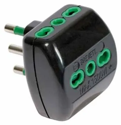 Zdjęcie produktu dla FANTON 82181, Typ L (IT), Typ L (IT), 16 A, Czarny, 1500 W, Męska/Żeńska
