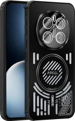 Image de Etui magnétique pour Honor Magic7 Pro étui de protection antichoc en aluminium avec dissipation thermique et film pour lentille Noir
