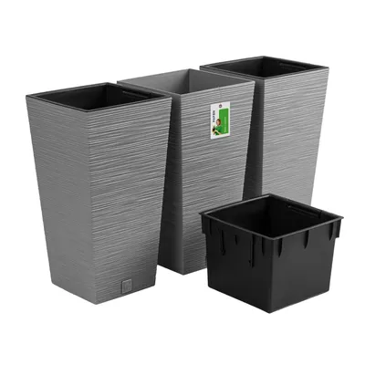 Obrázok produktu pre Kvetináč FURU Square Balcony Box Kvetináč Grey 26,6 L