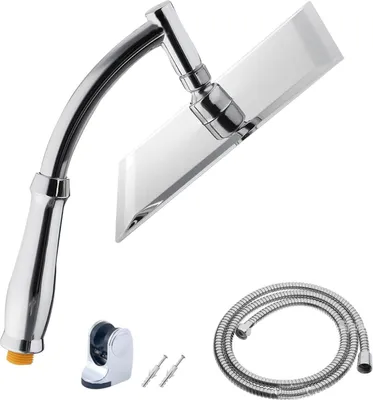 Produktbild von Eckendusche Wassersparend 8 Zoll Edelstahl Silber