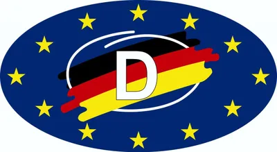 Produktbild von Hermann Schütz Aufkleber Deutschland Holografie 115x60mm
