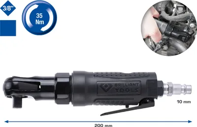 Produktbild von Brilliant Tools 3/8 Druckluft-Ratsche, 35 Nm