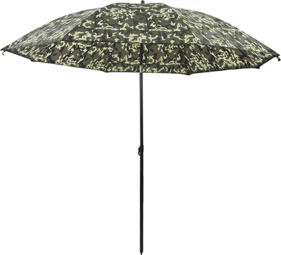 Zdjęcie produktu dla vidaXL Parasol wędkarski kamuflaż 300 x 240 cm poliester Oxford