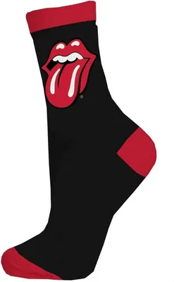 Obrázek produktu pro The Rolling Stones - Kotníkové ponožky pro muže/dámy unisex RO4480 (40,5 EU - 45,5 EU) (Black/Red)