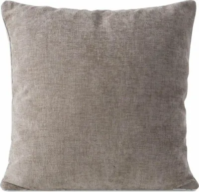 Imagen del producto de EUROFIRANY | Funda de cojín - 45 x 45 cm - beige - Terciopelo - Elegante funda de cojín