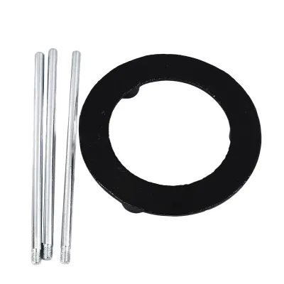 Imagen del producto de Soporte trípode para quemador, trípode para fuego abierto, soporte para lámpara de laboratorio, soporte para quemador Bunsen, soporte para quemador de lámpara, trípode de hierro fundido