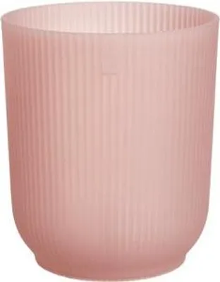 Produktbild von Vibes Orchideen Topf Rosa – D13xH15 – Moderner Blumentopf mit Rillenstruktur – Dekorativer Pflanztopf mit Wasserablauf – Stilvoller Übertopf für Orchideen & Zimmerpflanzen