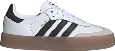 A studio shot of a single Adidas Sambae sneaker.