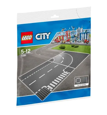 Produktbild von LEGO® City Kurve/ T-Kreuzung 7281