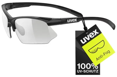 Produktbild von Uvex sportstyle 802 V Sportbrille, black matt/smoke, one size