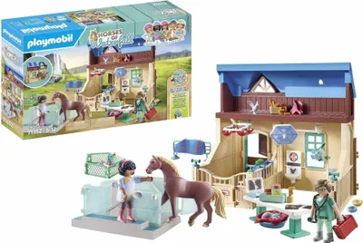 Produktbild von PLAYMOBIL 71352 Reittherapie & Tierarztpraxis