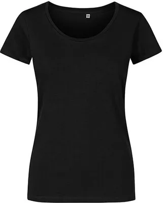 Immagine prodotto di X.O by Promodoro 1545 | Maglietta donna a girocollo, cotone pettinato - Colore: nero - Taglia: XL