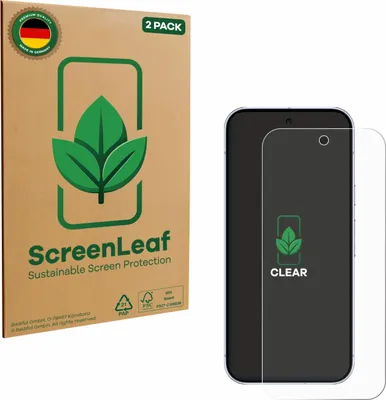 Produktbild von 2x ScreenLeaf Schutzfolie für Google Pixel 10 Pro Displayschutz Display Schutz Folie Klar Transparent
