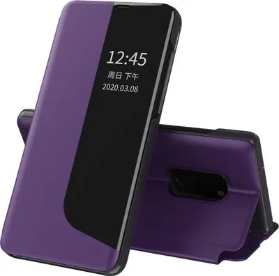 Immagine prodotto di Custodia per Huawei Mate 20, Smart View Window Flip Stand Custodia protettiva in Finto cuoio per Huawei Mate 20 Viola