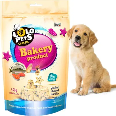 Immagine prodotto di Biscotti per cani con salmone 350 g