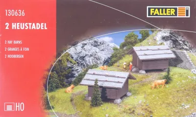 Produktbild von FALLER 130636, HO (1:87), Braun, Grau, 2 Stück(e)