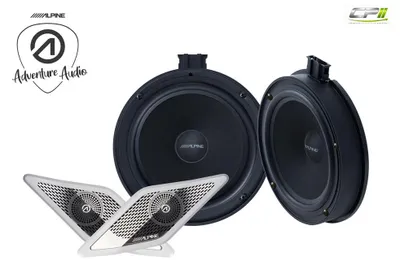 Produktbild von Alpine Adventure Audio 16,5 cm 2-Wege Komponenten-Lautsprecher für VW Crafter 2