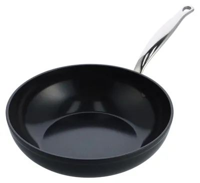 Produktbild von GreenPan Barcelona Pro, Rund, Allzweckpfanne, Schwarz, Keramik, 220 °C, Aluminium