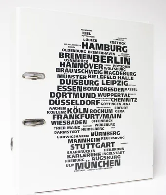 Produktbild von ADINA Motivordner Deutschland Städtenamen