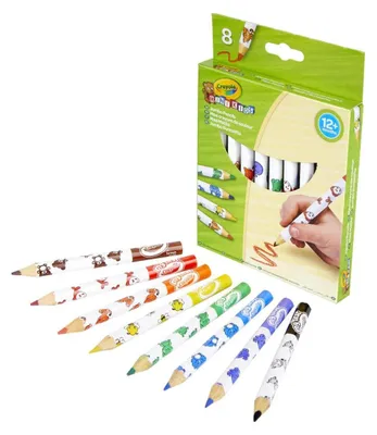Image de 8 crayons de couleur Crayola Mini Kids grands, 1set