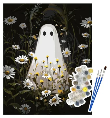 Productafbeelding van Schilderen op nummers Halloween & Herfst voor volwassenen, 40 x 50 cm