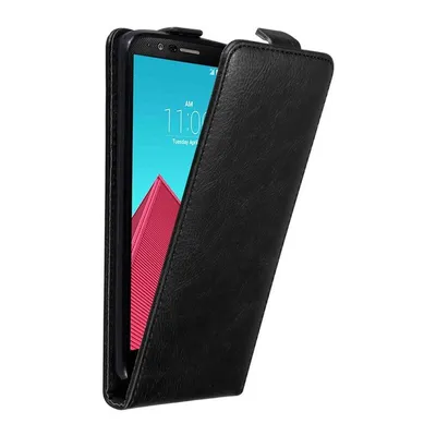Image de Cadorabo Housse pour LG G4 / G4 PLUS Housse de protection en noir Flip Etui Housse de téléphone portable Case Cover