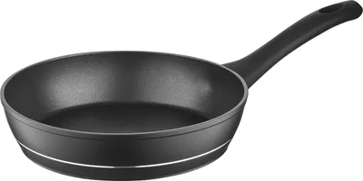 Produktbild von FLORINA Aluminium Bratpfanne 22 cm Durchmesser I Universalpfanne DELUX Antihaftbeschichtet I Anti-Kratz Pfanne mit Induktionsboden I Pfanne Geeignet für Induktionsherd, Gasherd, Elektroherd (Schwarz)