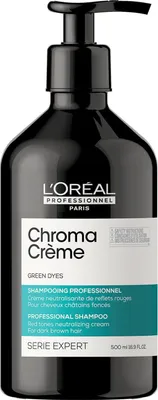 Produktbild von L'Oréal Professionnel Serie Expert Chroma Crème Shampoo Green 500 ml