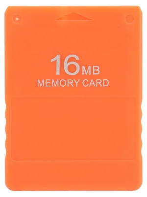 Produktbild von Professionelle Hochgeschwindigkeits-Spielspeicherkarte mit 16 MB Speicherkapazität, kompatibel für Playstation 2Orange