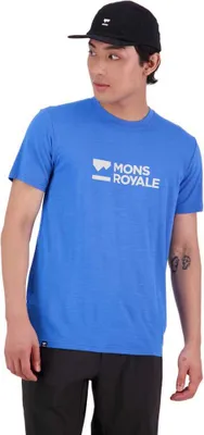 Produktbild von Mons Royale Icon Merino Air-con S24 Kurzarm-t-shirt Blau S Herren Blau S