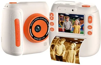Produktbild von Kinderfotokamera mit Instantdrucker - weiß