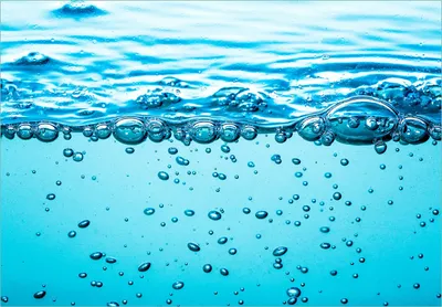 Produktbild von Wallario Fototapete Vliestapete, seidenmatte Oberfläche, einfache Verarbeitung, Größe 300 x 210 cm, Motiv Nahaufnahme Wasser