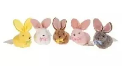 Zdjęcie produktu dla Kreatywne Dekoracje, Króliczki na klamerce 5 cm  Wielkanocna magia w